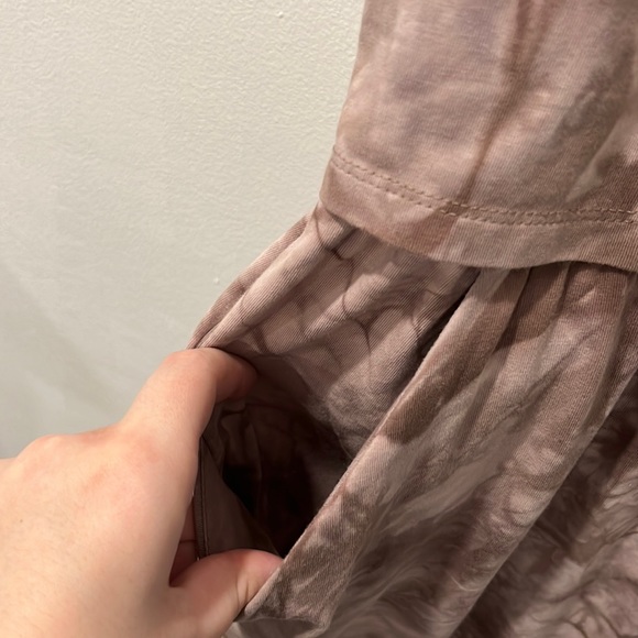 Casual Purple Tie-Dye Dress with Pockets by Kavu - Picture 4 of 6